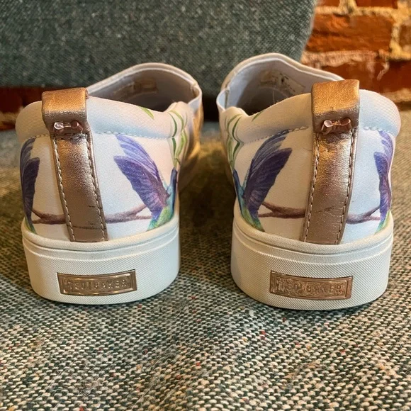 Ted Baker Hummingbird Floral Sneakers - Picture 4 of 10